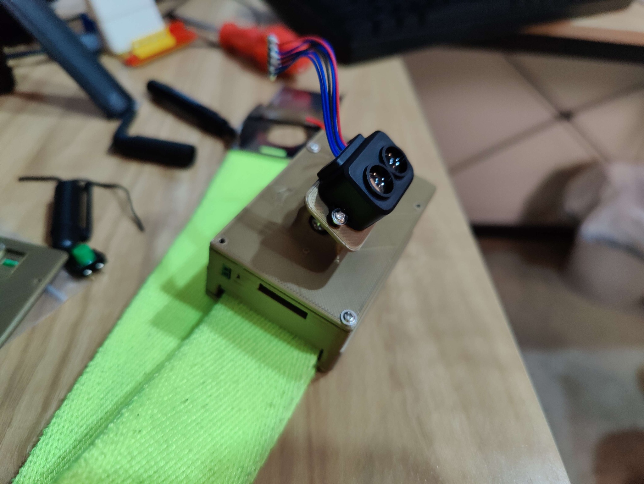 Project DareDevil prototype housing and adjustable LiDAR sensor mount