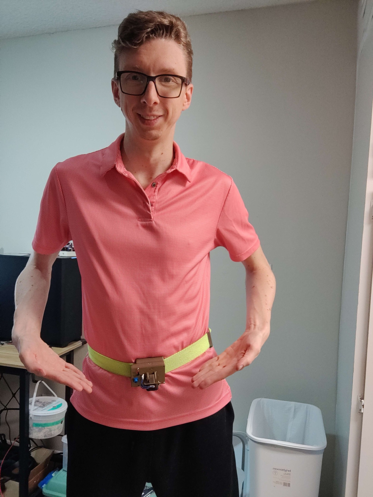 Forrest Ossoff wearing the Project DareDevil prototype